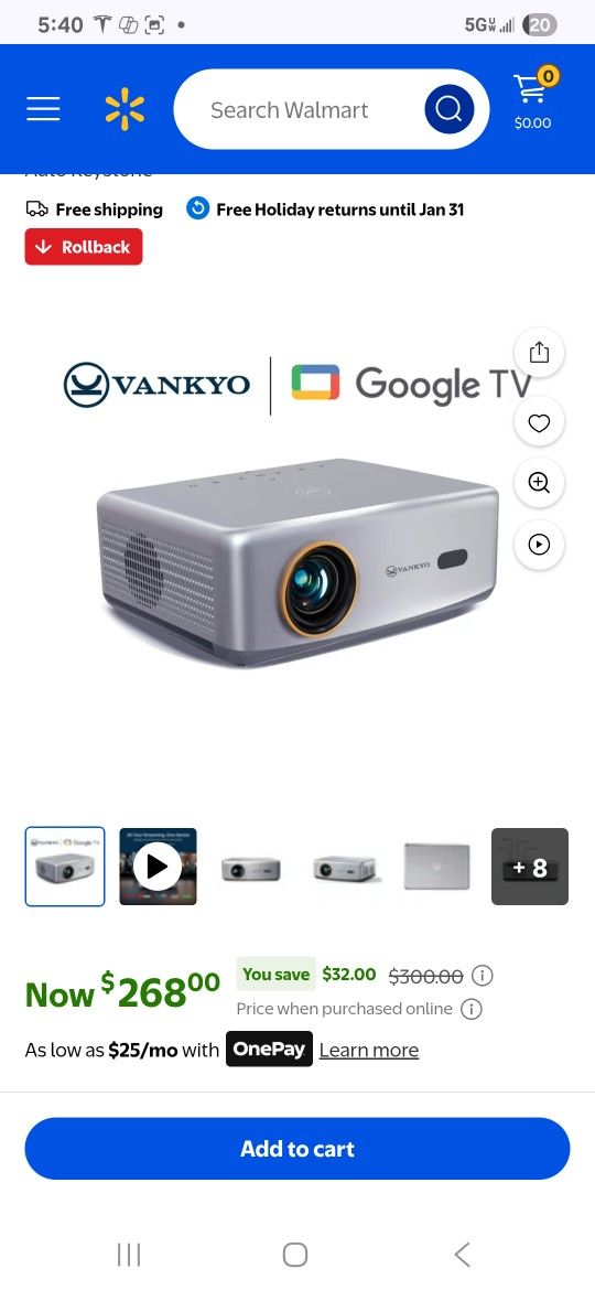 Vankoy Projector System