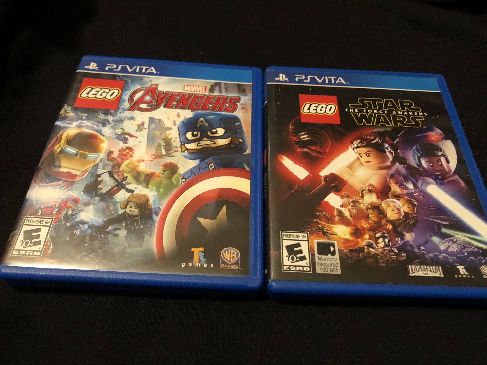 Lego Avengers Lego Star Wars Force Awakens PSVITA