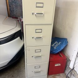 File Cabinet W 4 Drawers  53 X25