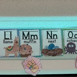 Classroom Alphabet Poster Cards