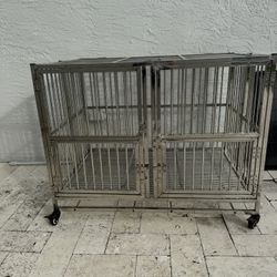 Stainless Steel Dog Cage 