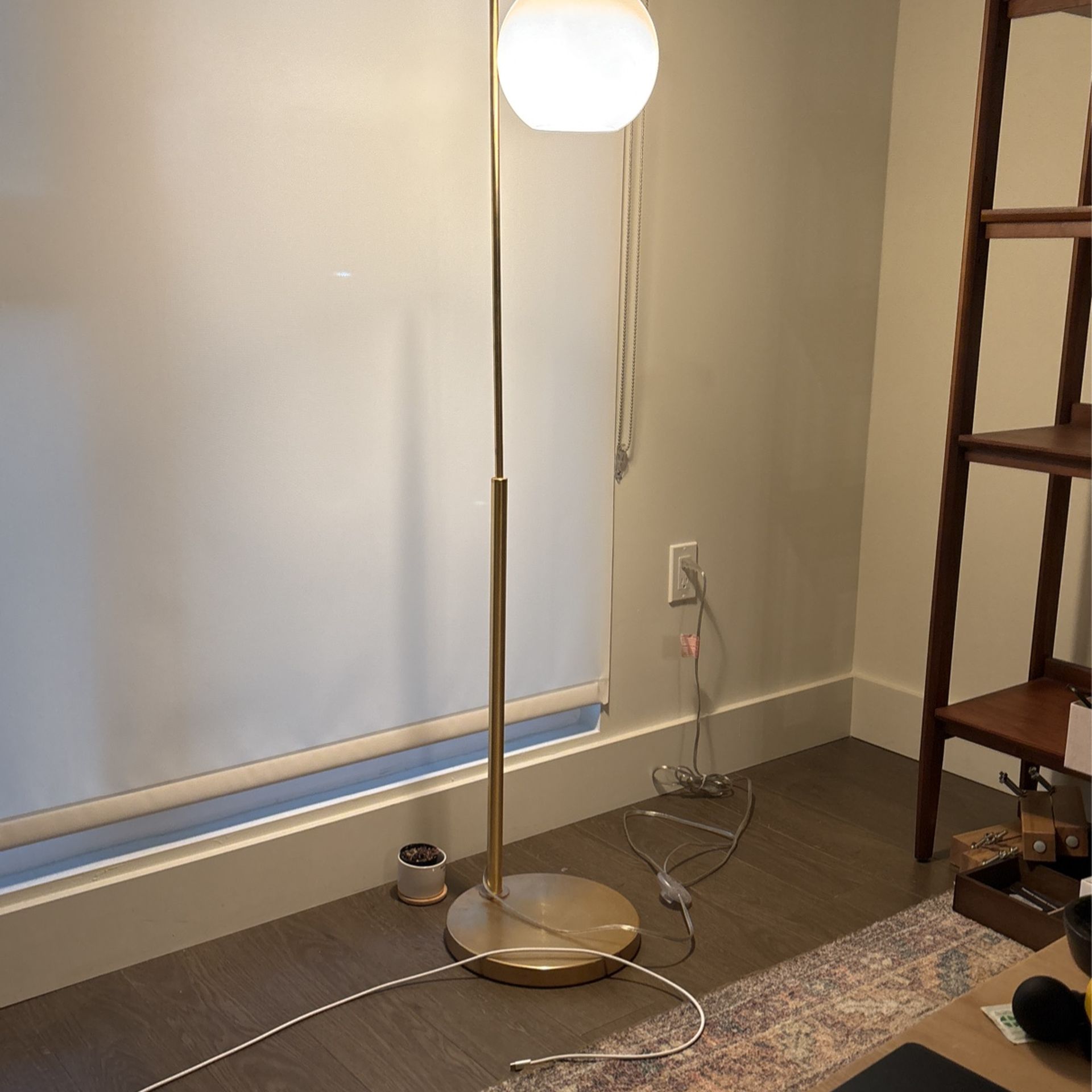 West Elm Sculptural Globe Floor Lamp