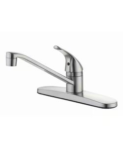 Glacier Bay Single-Handle Standard Kitchen Faucet  Stainless Steel 1008 018 400