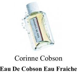 Corinne Cobson Eau de Cobson Eau Fraîche 100 ml Perfume Orange & Bergamot France