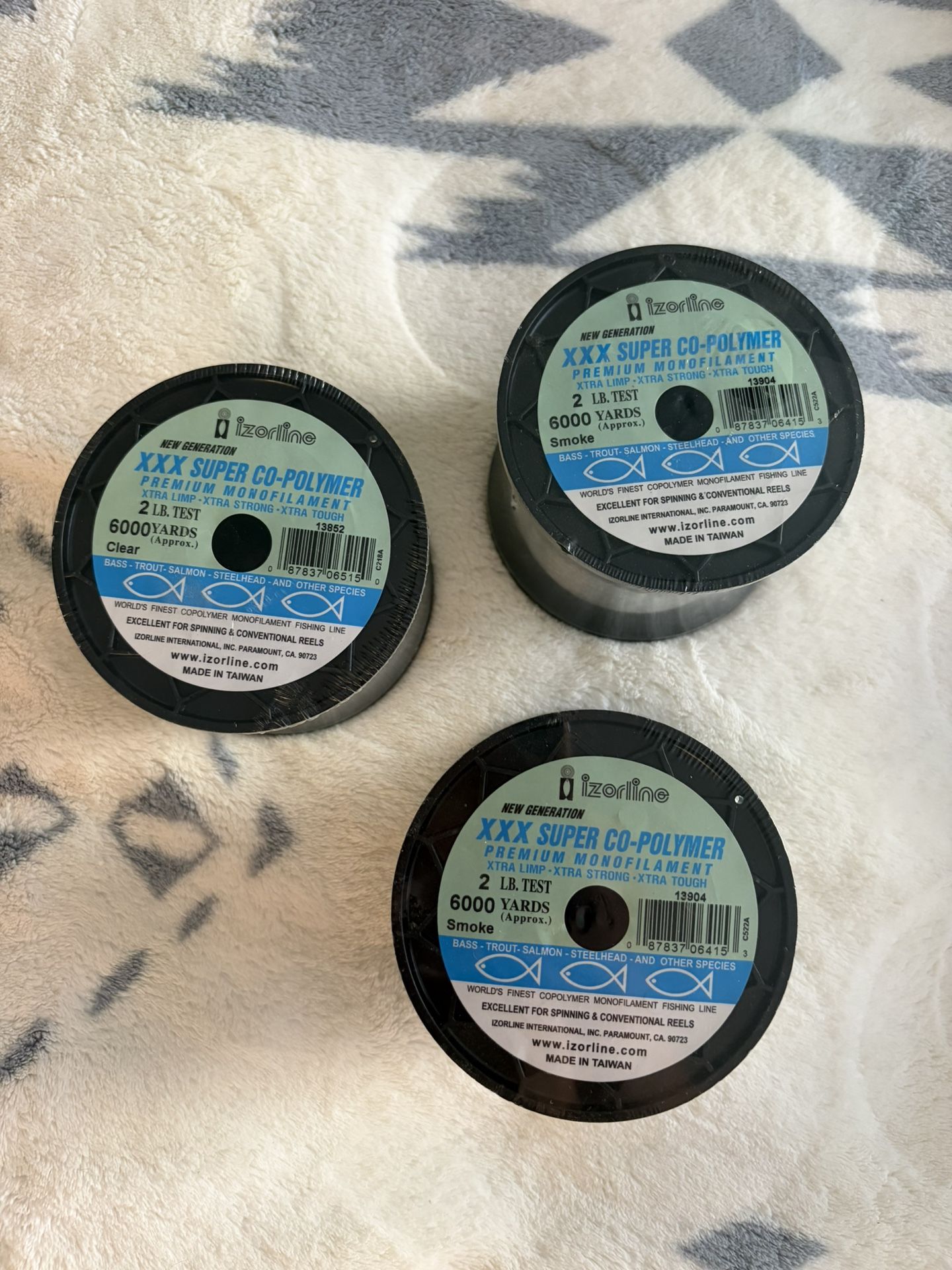 Izorline XXX Super Co-Polymer Clear 2lb Mono Line