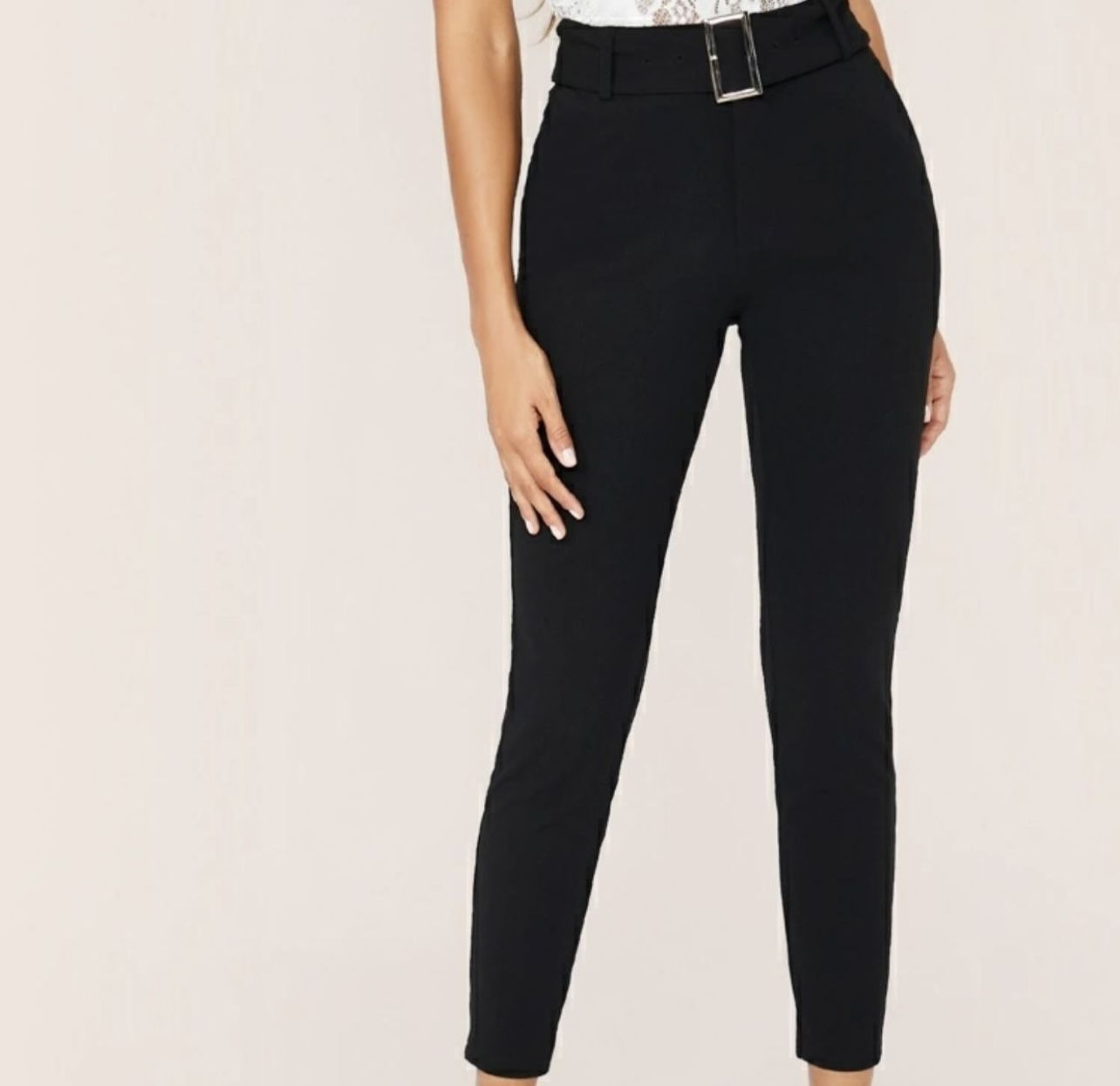 Office pants high waist high rise mid waist ankle pants belted pants leggings