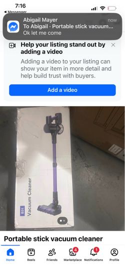 portable vacuum cleaner stick