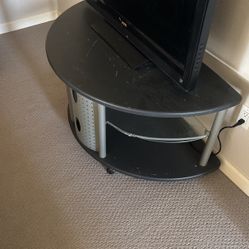 TV Stand - (4’/2.5’) Black W 2 Levels