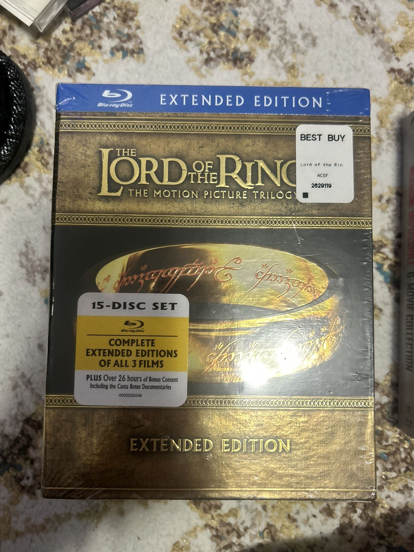Lord Of The Rings Blu Ray