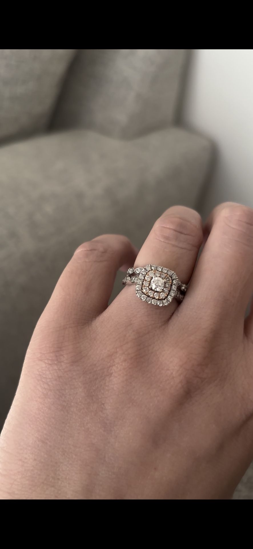 Women’s 14k Wedding Band Set (5.5 Size)