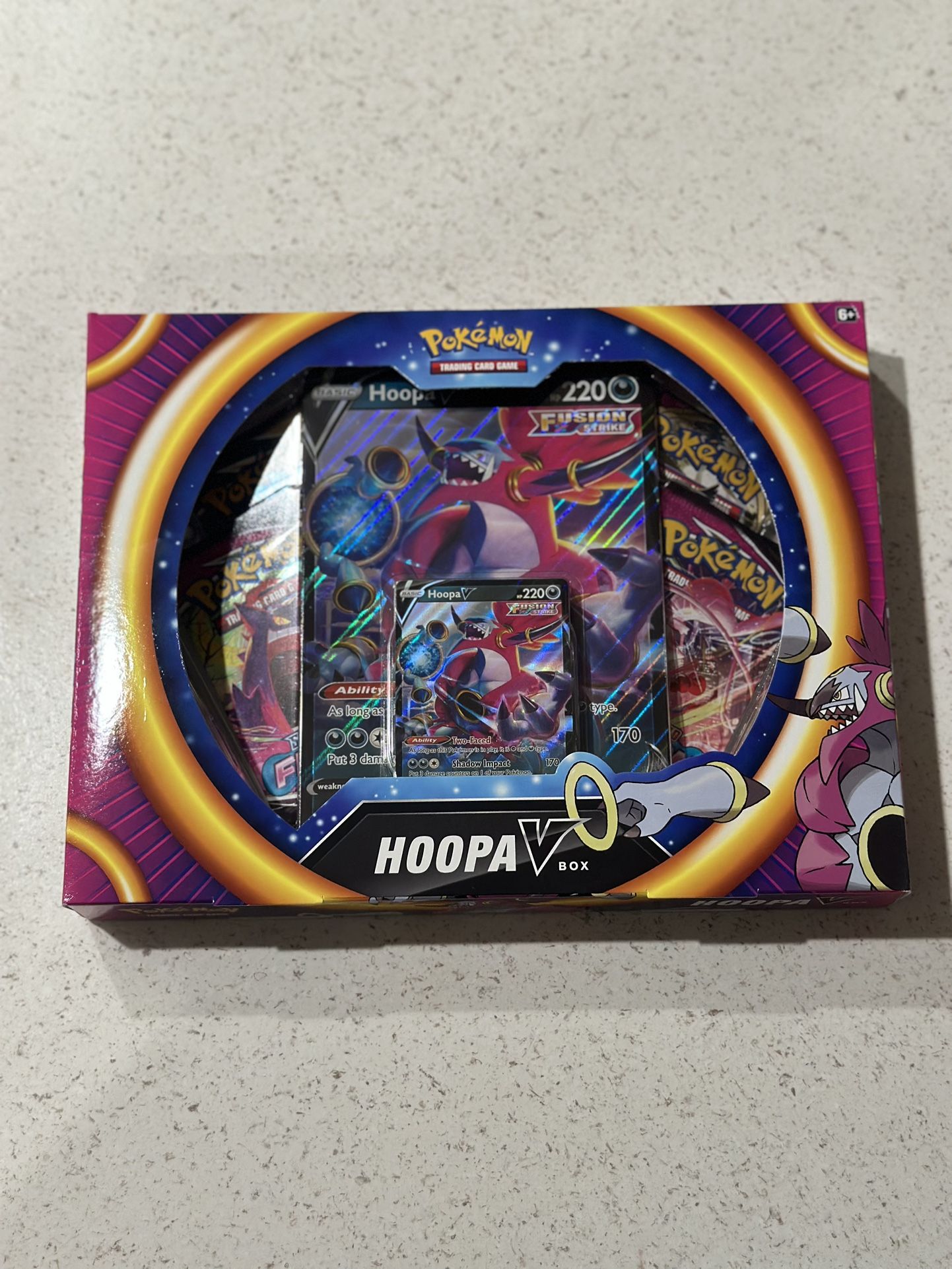 Pokémon TCG: Hoopa V Box New Sealed Evolving Skies Fusion Strike Vivid Voltage