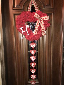 Valentine’s Day wreath!!