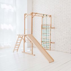 Koala Adventure Kids Wooden Indoor Gym – $699 Retail – Only Missing Slide