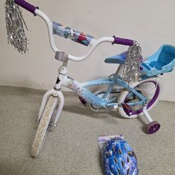 Frozen Girls Bike (Bike Only $50) With Helmet($60)