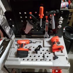 Black & Decker Kids Work Bench With Tools for Sale in Moreno Valley, CA -  OfferUp