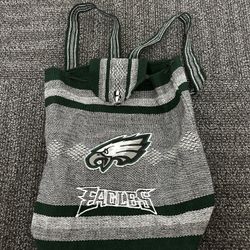 Philadelphia Eagles Knit Drawstring Bag  –Fan Gear