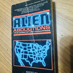 Rare-Vintage 1980- Alien Abductions- True Cases Of UFO Kidnappings 
