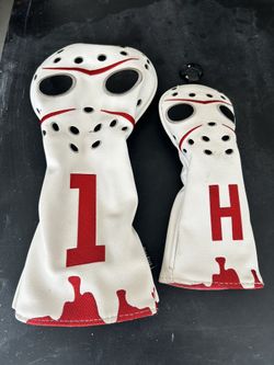 Hockey Mask Driver Hybrid Head Covers