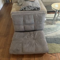 Loungie Flip Floor Chair Gray
