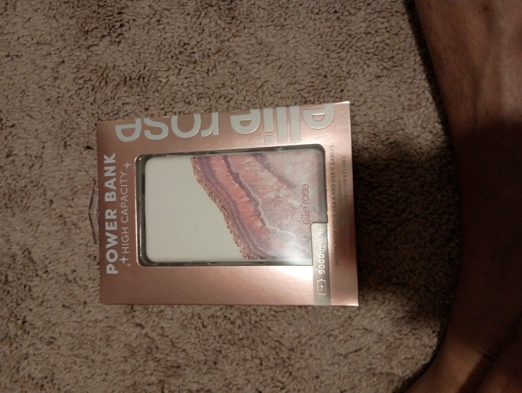 Brand New Ellie Rose Portable Charger