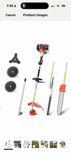 Gas-Powered Multi-Tool Trimmer Combo Kit