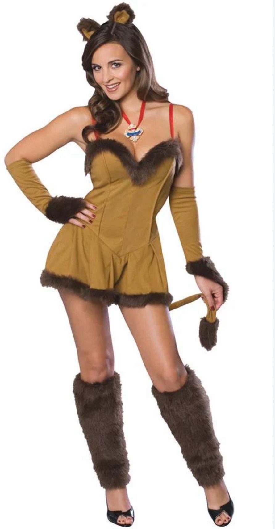 Secret Wishes Wizard Of Oz Cowardly Lioness Costume