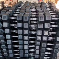 Dumbells  BRAND NEW FROM 5 to 100 lbs.  Price 1.5$ Per Pound