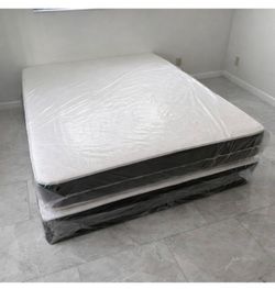 Queen Mattress Set – Medium – Brand New – Delivery Available 🚚