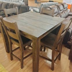 BEAUTIFUL NEW BRANTLEY DINING SET ON SALE ONLY $499. IN STOCK SAME DAY DELIVERY 🚚 EASY FINANCING 