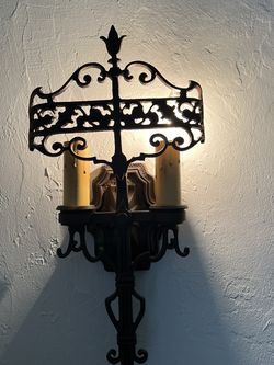 Antique Brass Sconces 