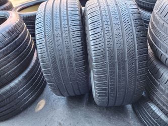 2 tires 245/40r20 Pirelli Pzero