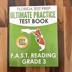 Florida Test Prep Ultimate Practice Test Book F.A.S.T. Reading Grade 3