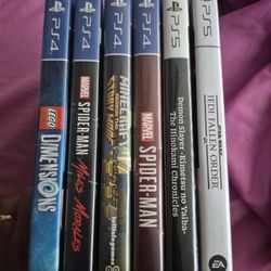 Various Ps4 And Ps5 Games