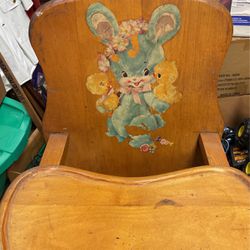Baby high chair vintage