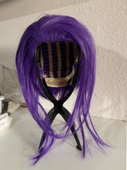 Purple Straight Costume Wig