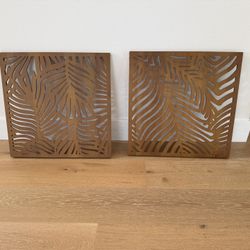 Set Of 2 Wall Art Panels