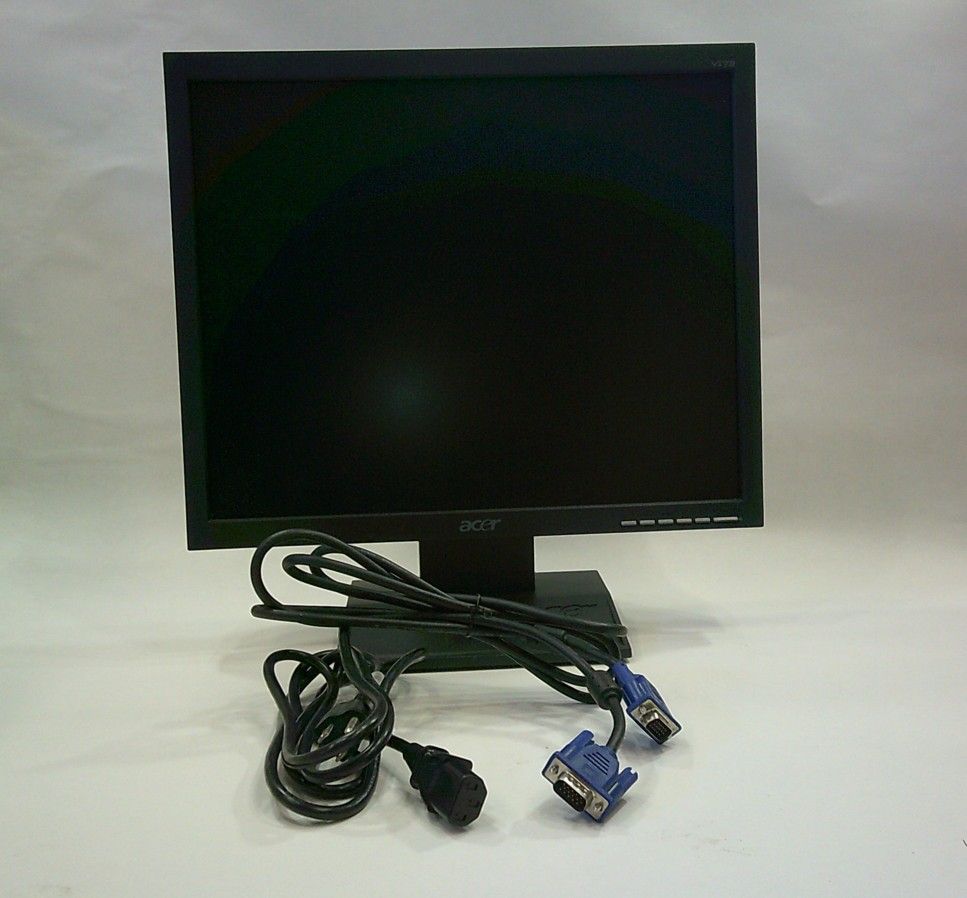 17" LCD Acer Monitor w/VGA cable and Power cord