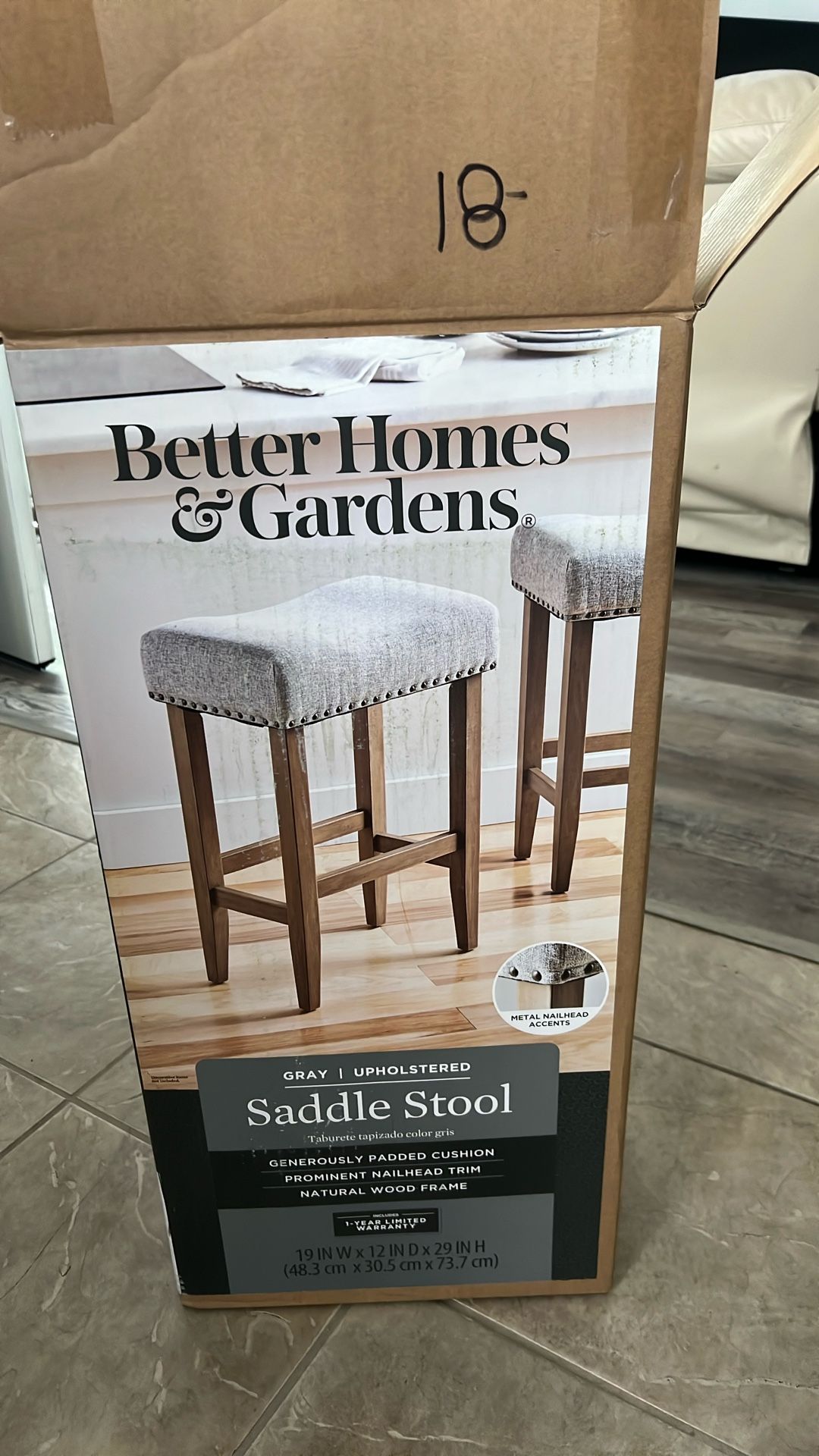 2 Bar Stools. Opened Never Used
