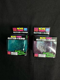 Needoh Nice Cube (Glitter & Glow)