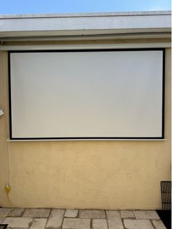 Large Motorized Projector Screen