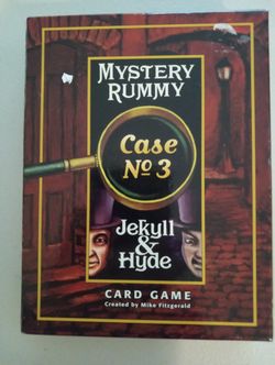 MYSTERY RUMMY JEKYLL & HYDE CARD GAME