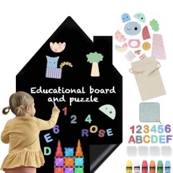 Magnetic Chalkboard for Wall 36.5"x24", Magnetic Wall Decal SET, NEW