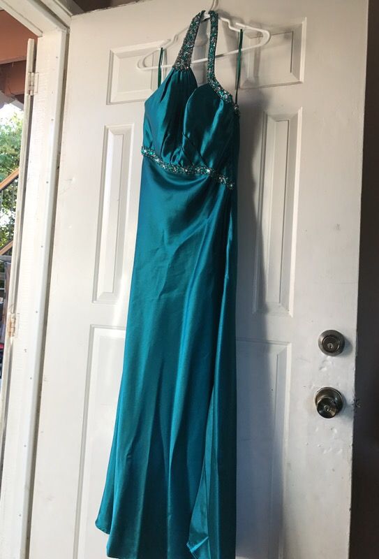 Teal dress