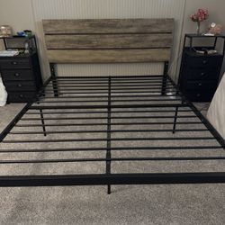 Queen Bed frame w/ Headboard