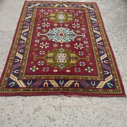 Vintage Turkish Rug 80x53 Inches / 5x8 Feet