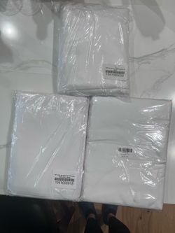 Wedding/Event White Polyester Linen Set (19 pieces)