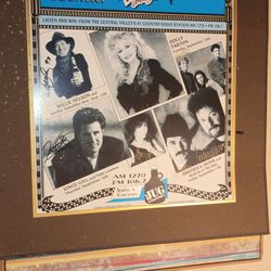 Country legends autograph poster