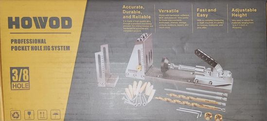 HOWOD Professional Pocket Hole Jig System