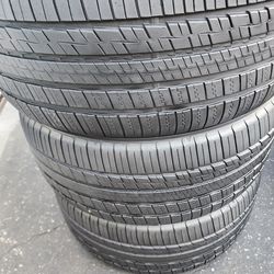 4 tires Used 275/45r21 falken AZENIS