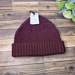 Lululemon Ombre Knit Textured Beanie NWT O/S (Red Merlot  display picture 1